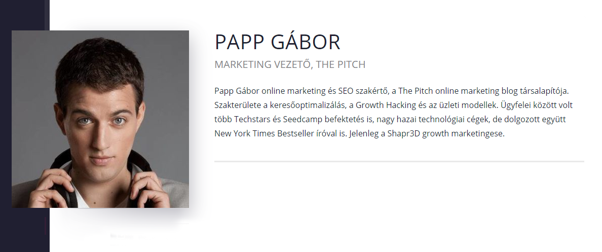Papp Gábor- The Pitch