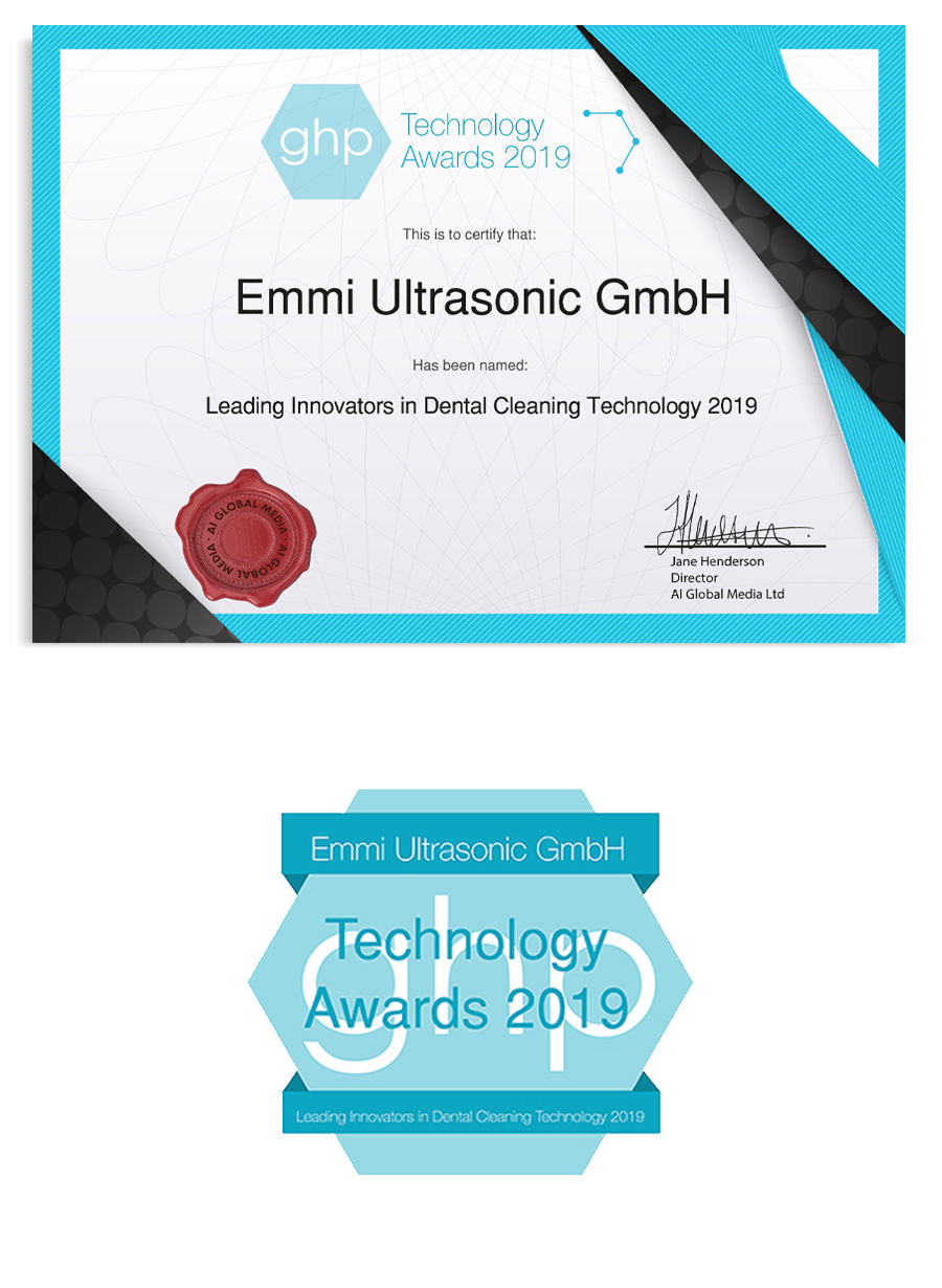 Global Health Pharma Techology Award emm-dent 2019