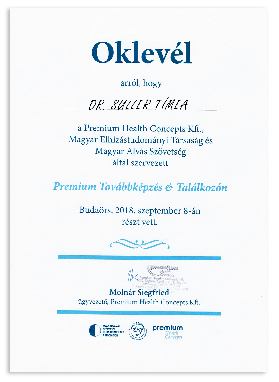 Premium Health Konferencia - jópatikus