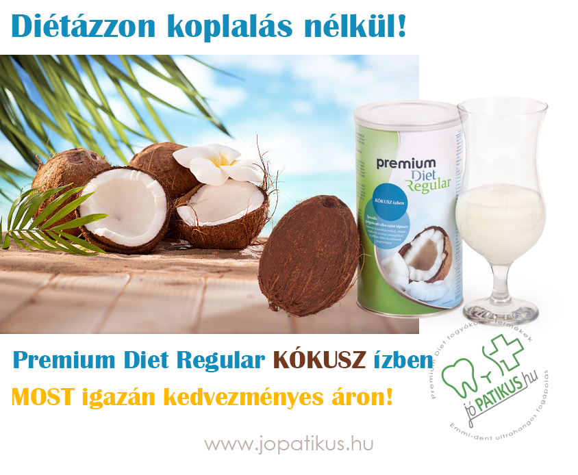 Kókuszos Premium Diet Regular - jópatikus