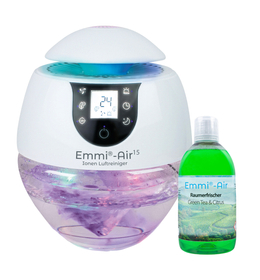 Emmi-Air ionizáló és UV légtisztító, levegő fertőtlenítő, citrus és zöld tea illattal