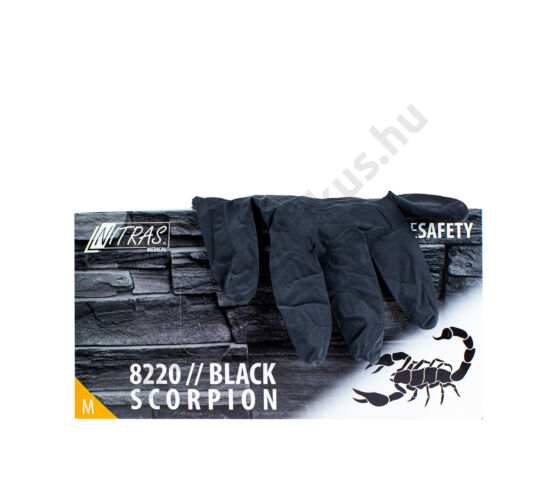 Black Scorpion latex kesztyű