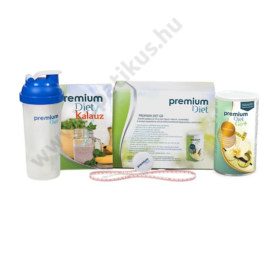 Premium Diet Go kezdőcsomag - vanília ízű tápszerrel