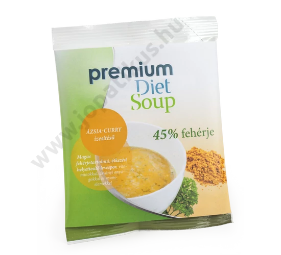 Fogyókúrához ideális a Premium Diet Soup - Ázsia-currys leves 