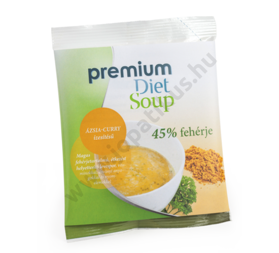 Fogyókúrához ideális a Premium Diet Soup - Ázsia-currys leves 